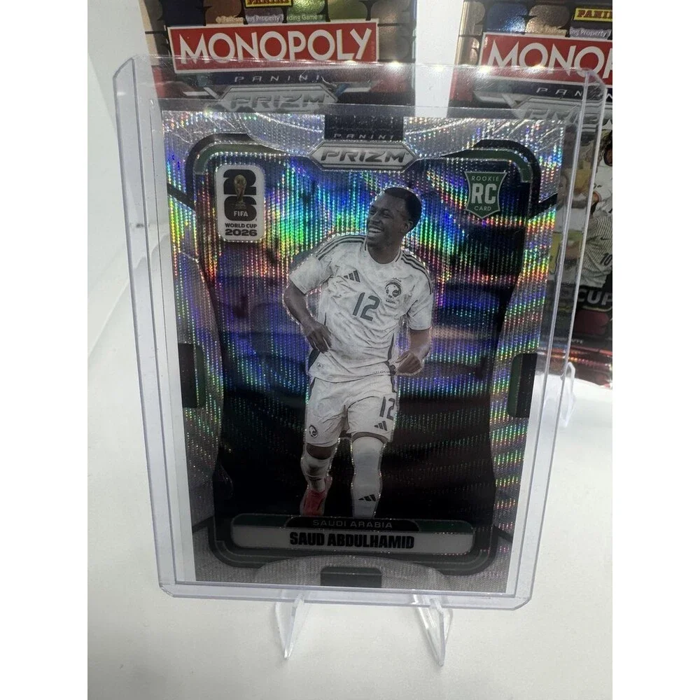 2026 Panini Prizm Fifa World Cup #384 Saud Abdulhamid , Saudi Arabia Silver